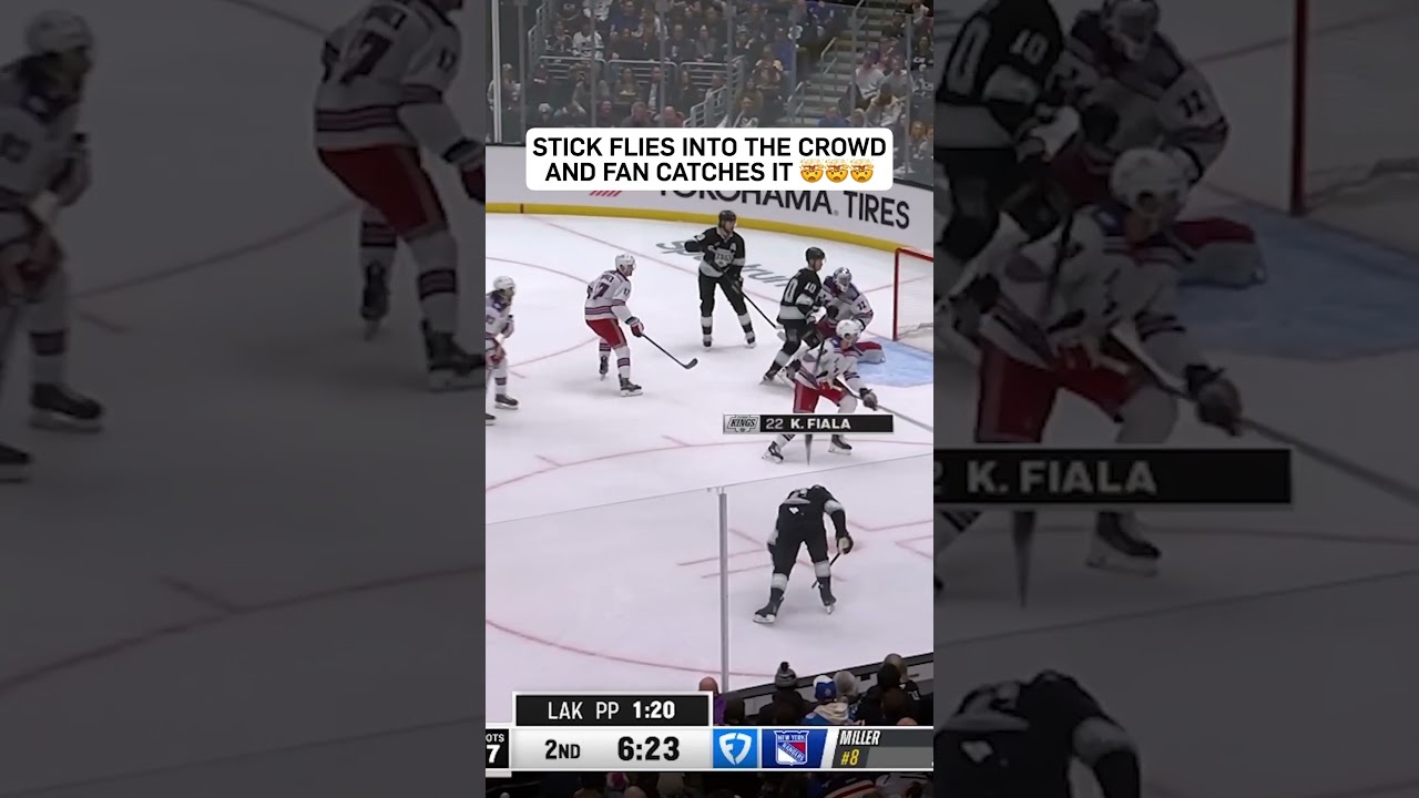 SOUVENIR OF A LIFETIME! 😳  #lakings #hockey #gokingsgo #nhl