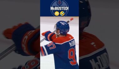 McDavid CAUGHT red-handed! 😅