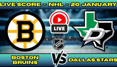🔴 LIVE: Boston Bruins at Dallas Stars | NHL Scoreboard | Live Hockey Updates | Jan 20