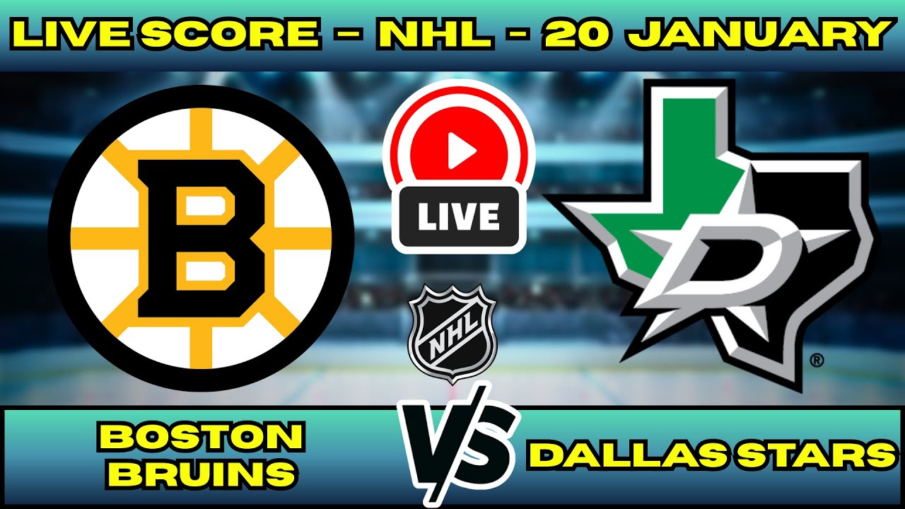 🔴 LIVE: Boston Bruins at Dallas Stars | NHL Scoreboard | Live Hockey Updates | Jan 20