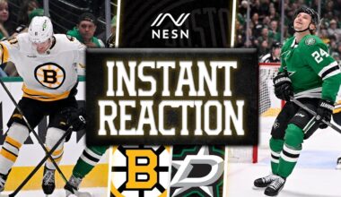 INSTANT REACTION: Stars Snap Bruins 6-Game Win Streak