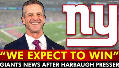 🚨MAJOR Giants News After John Harbaugh Press Conference