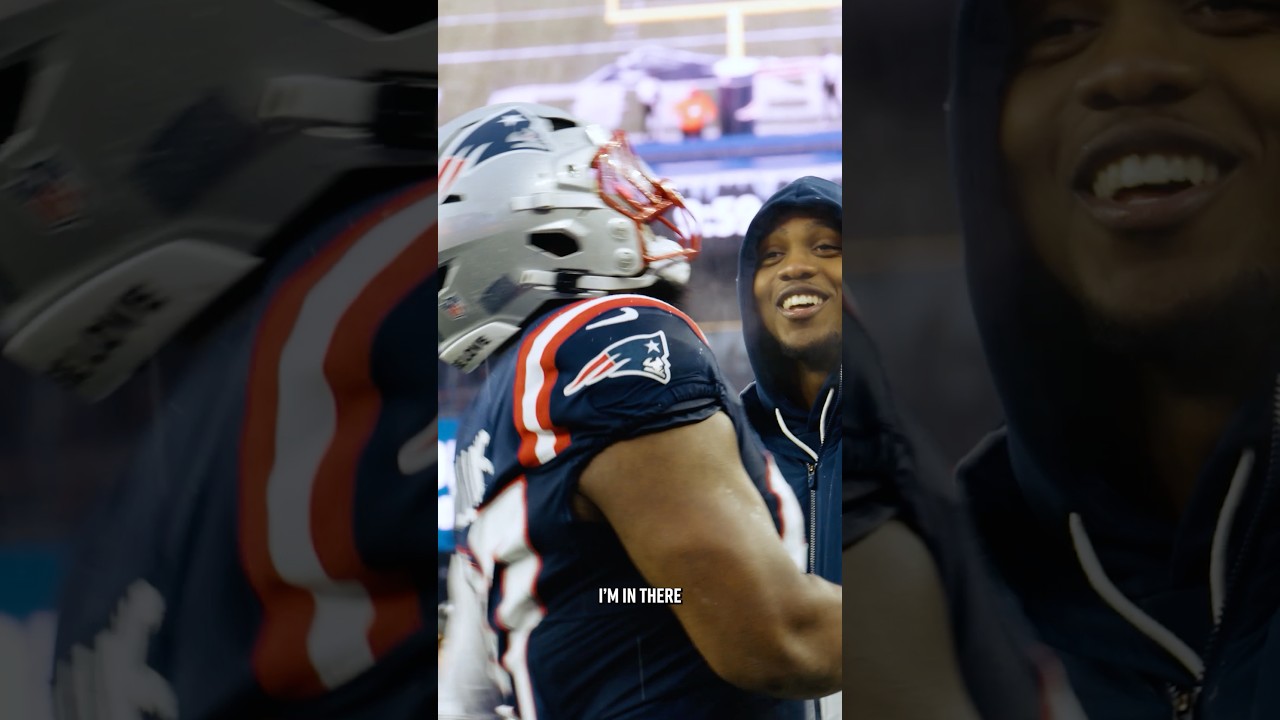 Milton almost had that pick 😂 #micdup #patriots #nfl #playoffs #shorts