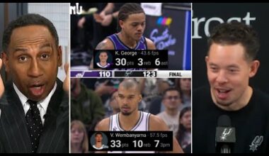 ESPN GOES CRAZY as Wemby scored 33 Pts to lead Spurs 123-110 Jazz - Mitch Johnson POSTGAME INTERVIEW