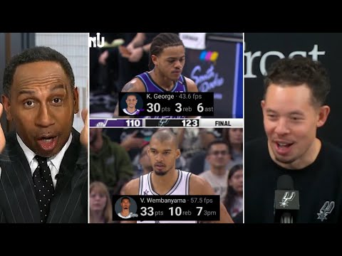 ESPN GOES CRAZY as Wemby scored 33 Pts to lead Spurs 123-110 Jazz - Mitch Johnson POSTGAME INTERVIEW