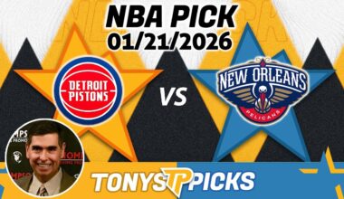 Detroit Pistons vs New Orleans Pelicans Pick 1/21/26 NBA Pick Prediction