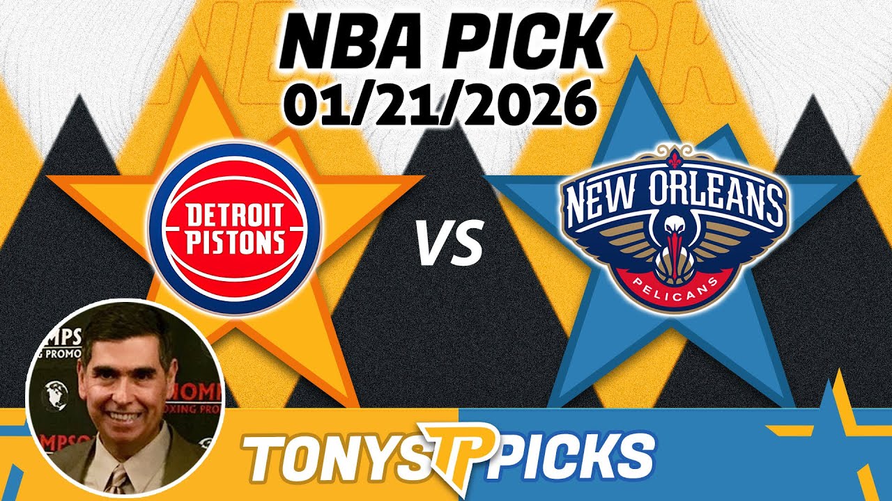 Detroit Pistons vs New Orleans Pelicans Pick 1/21/26 NBA Pick Prediction