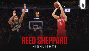 Reed Sheppard (21 points) Highlights vs. San Antonio Spurs