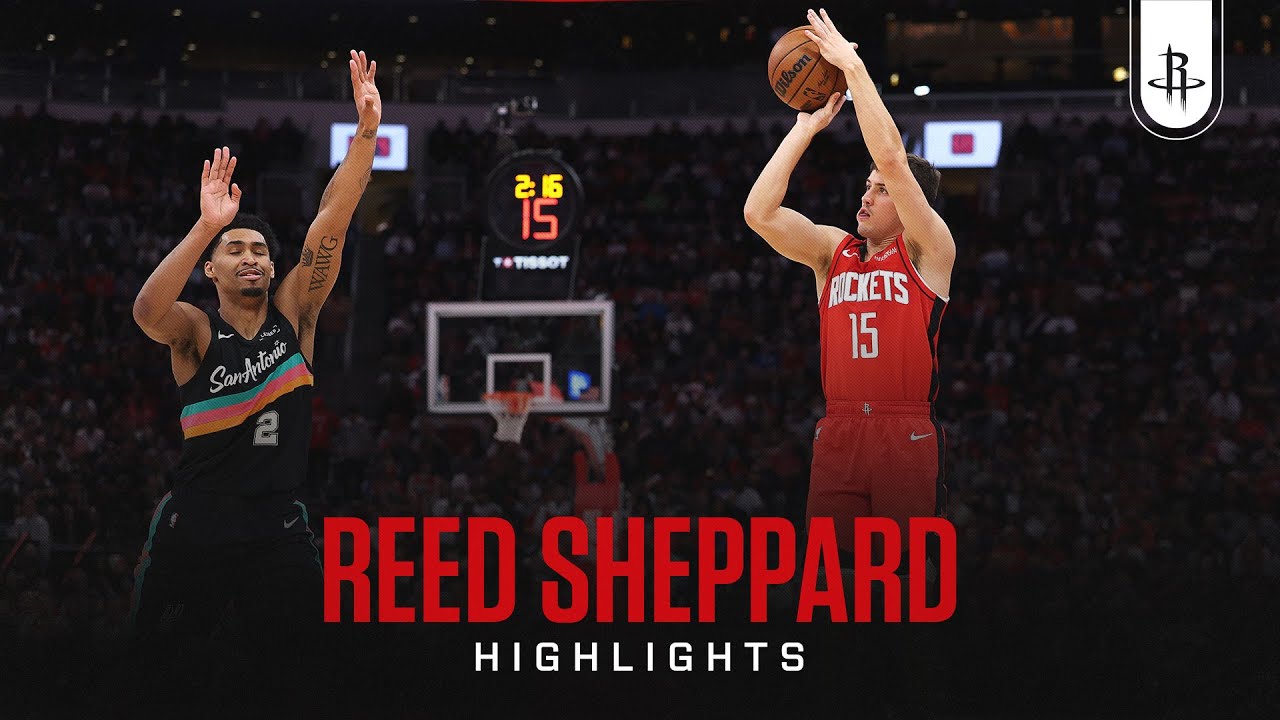 Reed Sheppard (21 points) Highlights vs. San Antonio Spurs