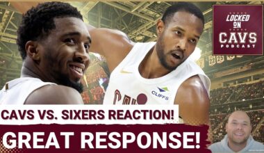 REACTION: Cleveland Cavaliers THROTTLE Sixers! | Donovan Mitchell & Evan Mobley GO OFF!