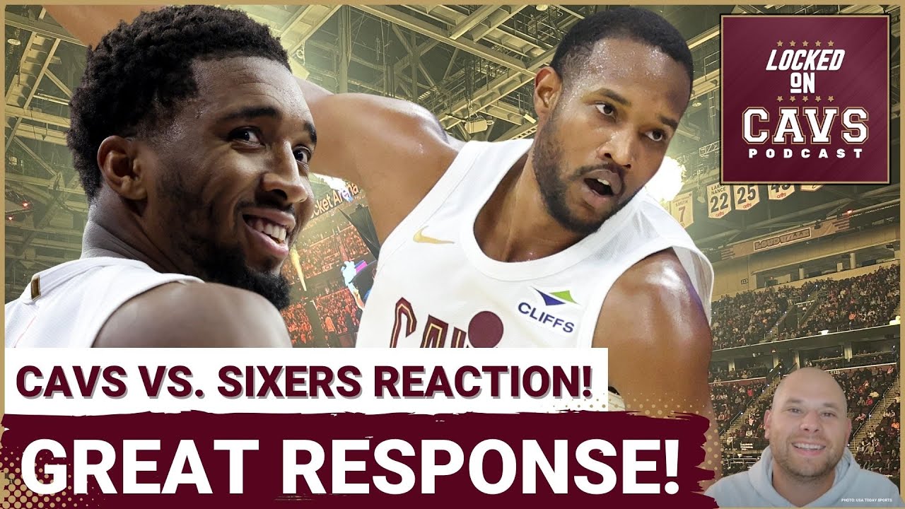 REACTION: Cleveland Cavaliers THROTTLE Sixers! | Donovan Mitchell & Evan Mobley GO OFF!