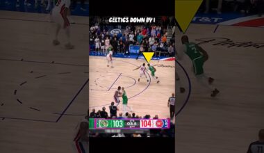 Cade’s Miss Gave Brown A Chance to Win It…😳 Ending Celtics vs Pistons #nba #shorts