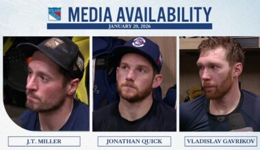 NYR at LA: J.T. Miller, J. Quick & V. Gavrikov Postgame Media Availability | Jan. 20, 2026