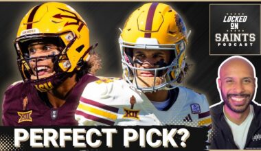 PERFECT FIT: New Orleans Saints Mock Draft Targets Jordan Tyson, Chris Olave Needs Help