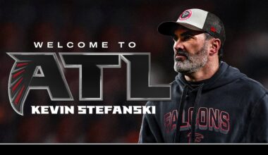 New Falcons head coach Kevin Stefanski arrives in Atlanta