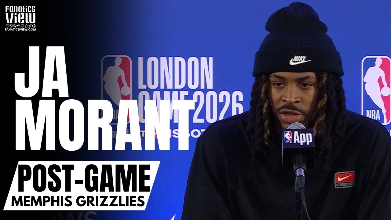Ja Morant Responds to Question Around Future With Memphis Grizzlies, Recaps Playing in London-UK
