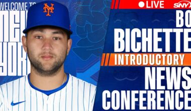 LIVE: Bo Bichette New York Mets Introductory News Conference