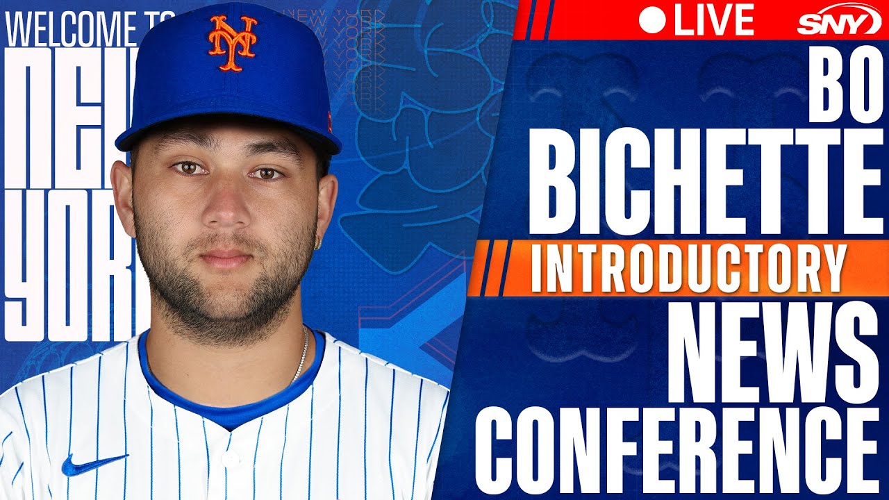 LIVE: Bo Bichette New York Mets Introductory News Conference