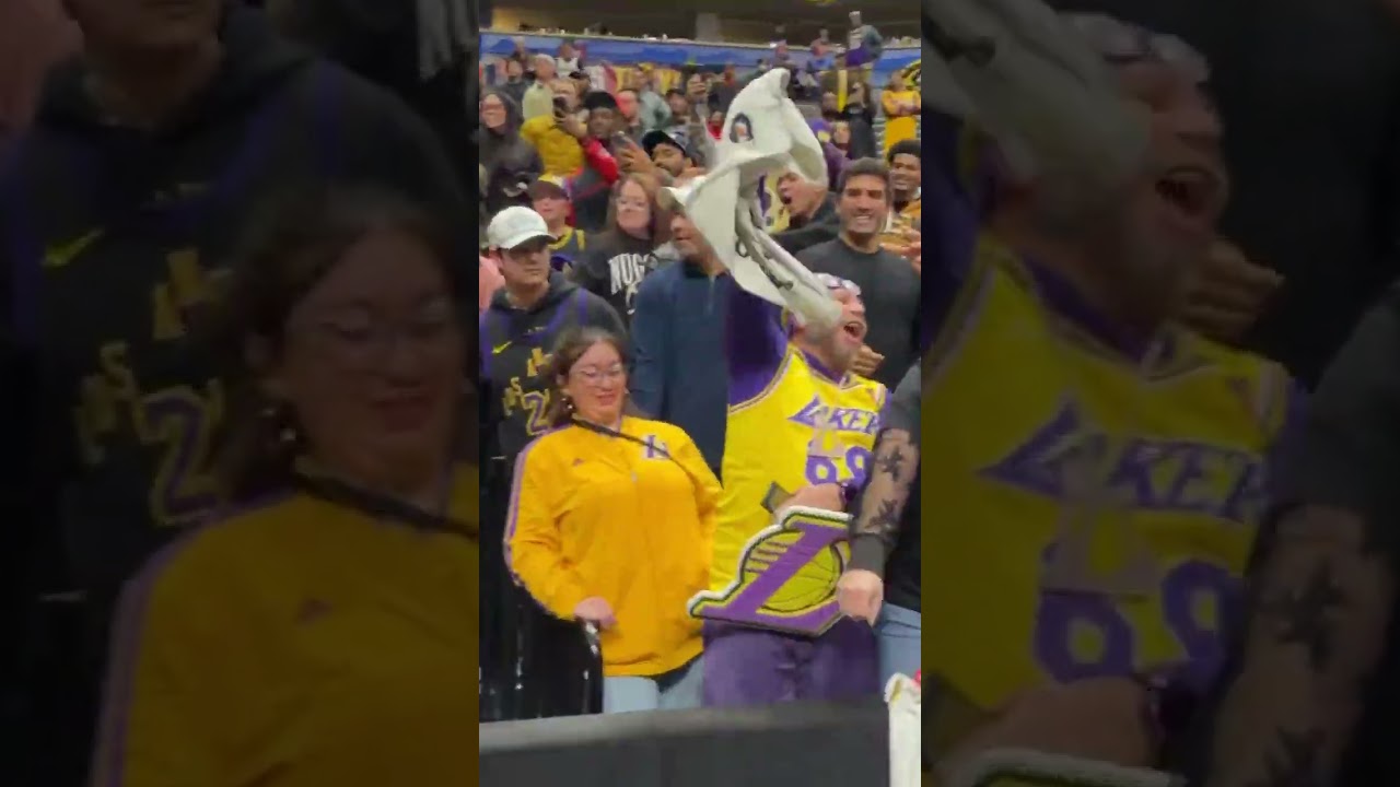 Luka and LeBron make some fans' night with some postgame giveaways! ❤️
