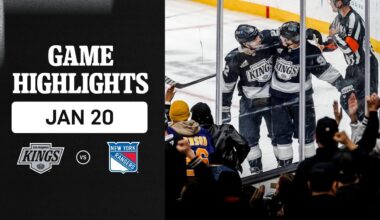 HIGHLIGHTS: New York Rangers vs LA Kings | 01.20.26