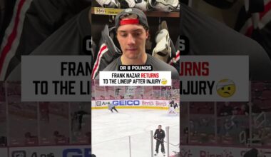 Frank Nazar is Set to Return to the Chicago Blackhawks Lineup🔥👀