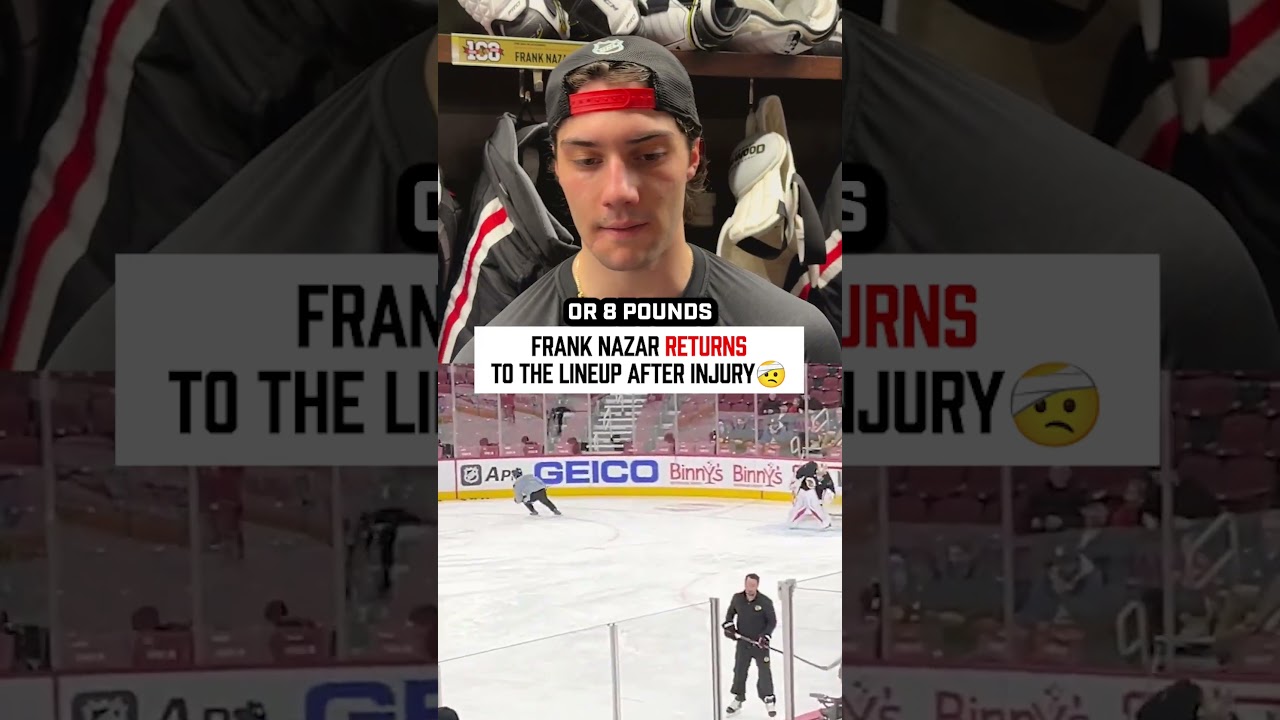 Frank Nazar is Set to Return to the Chicago Blackhawks Lineup🔥👀