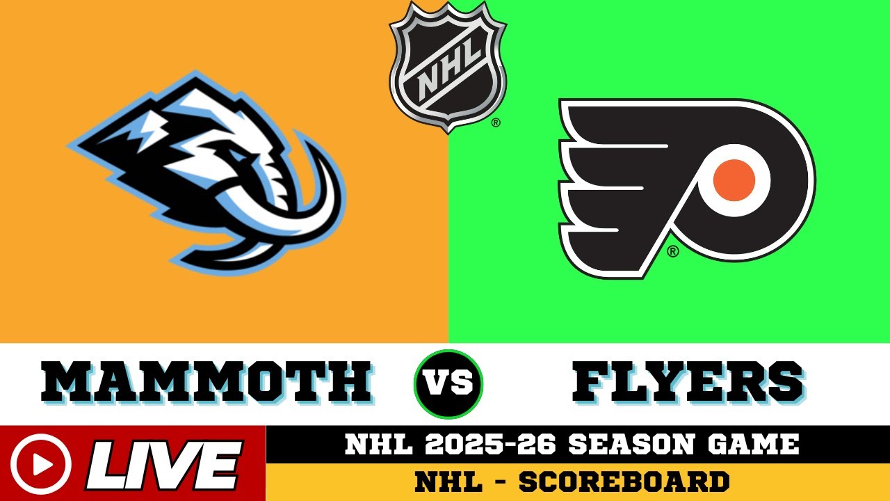 🔴LIVE : Philadelphia Flyers Vs Utah Mammoth | NHL 2026 | NHL Live SCOREBOARD