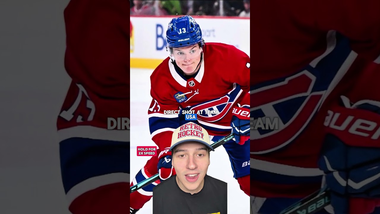 The Montreal Canadiens Took a Hilarious Shot at Team USA for Leaving Cole Caufield Off the Roster