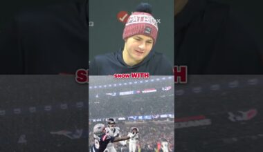 Draco loved Kayshon Boutte's one-hander 👏 #drakemaye #patriots #nfl #playoffs #shorts