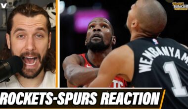 Rockets-Spurs Reaction: Kevin Durant beats Victor Wembanyama w/ help of REED SHEPPARD game