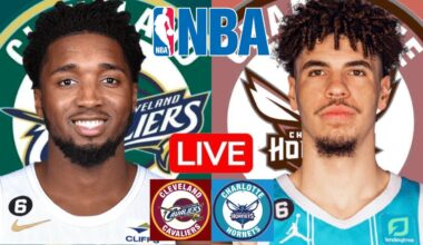 LIVE: CLEVELAND CAVALIERS vs CHARLOTTE HORNETS | NBA | PLAY BY PLAY | SCOREBOARD
