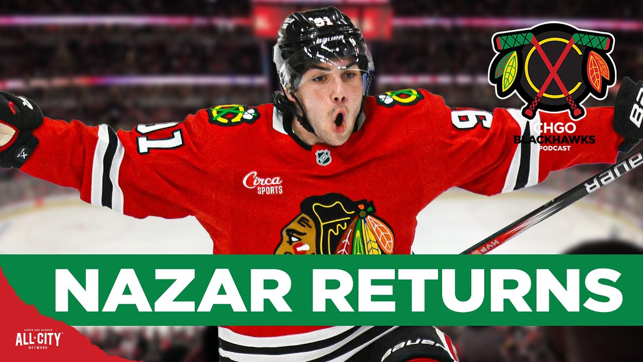 How Does Frank Nazar’s RETURN From Injury Change the Chicago Blackhawk's Lineup? | CHGO Blackhawks