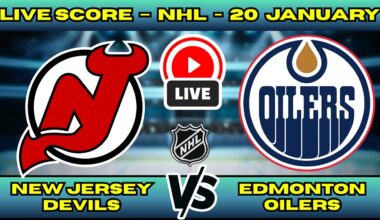 🔴 LIVE: New Jersey Devils at Edmonton Oilers | NHL Scoreboard | Live Hockey Updates | Jan 20