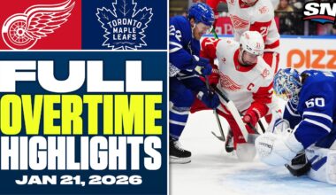 Detroit Red Wings at Toronto Maple Leafs | FULL Overtime Highlights - January 21, 2026