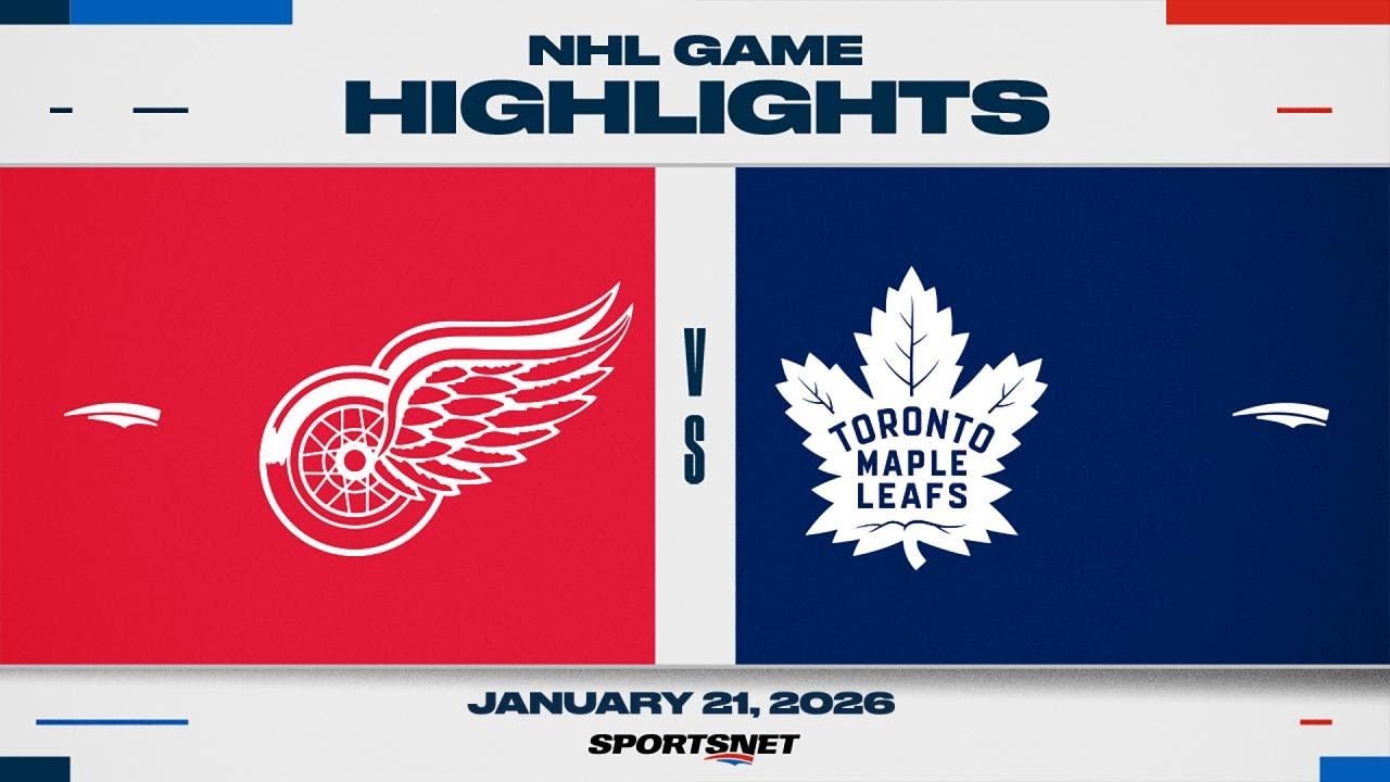 NHL Highlights | Red Wings vs. Maple Leafs - January 21, 2026