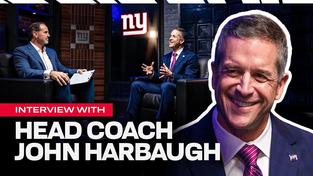 1-on-1 with Head Coach John Harbaugh | New York Giants