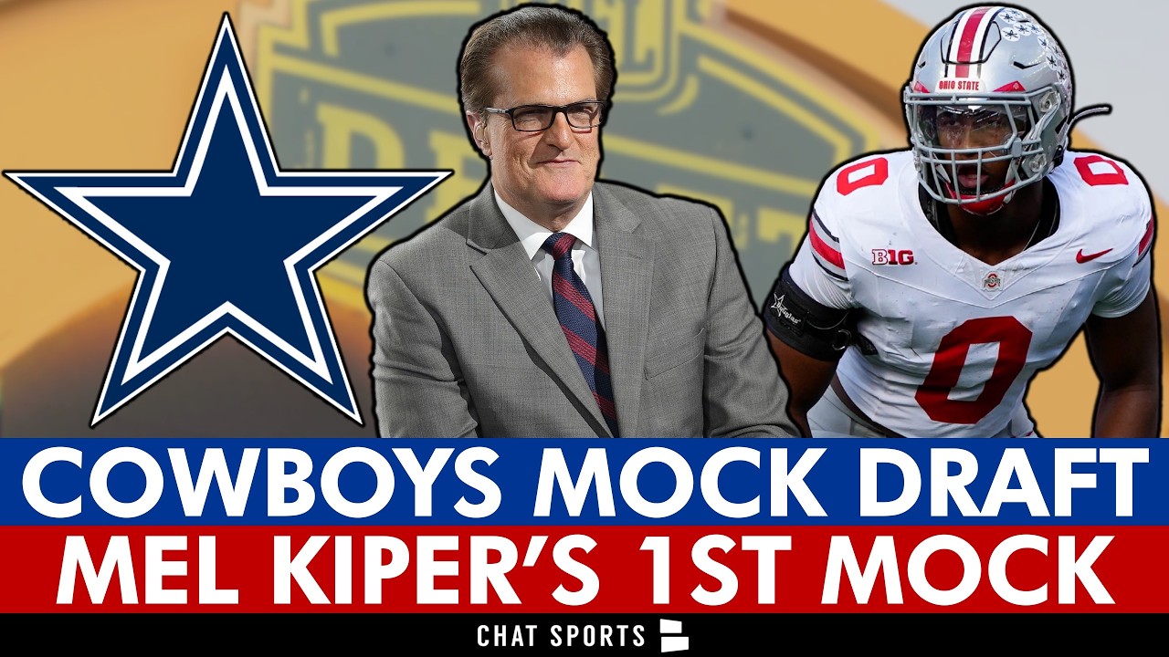 Cowboys Mock Draft By Mel Kiper: Dallas Drafts Two Defenders In Kiper’s First 2026 NFL Mock Draft