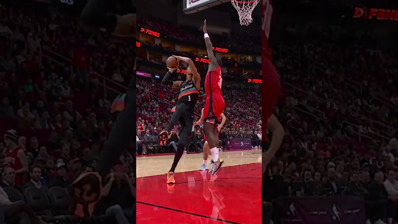 PURE AUTHORITY 😤 #spurs #nba #wemby 📺 NBC & Peacock