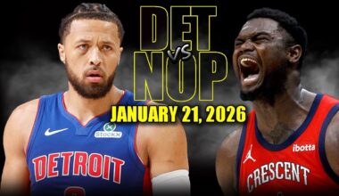 Detroit Pistons vs New Orleans Pelicans Full Game Highlights – January 21, 2026 | NBA Season