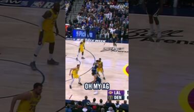 A reverse oop 🙂‍↕️ #nba #denvernuggets #aarongordon