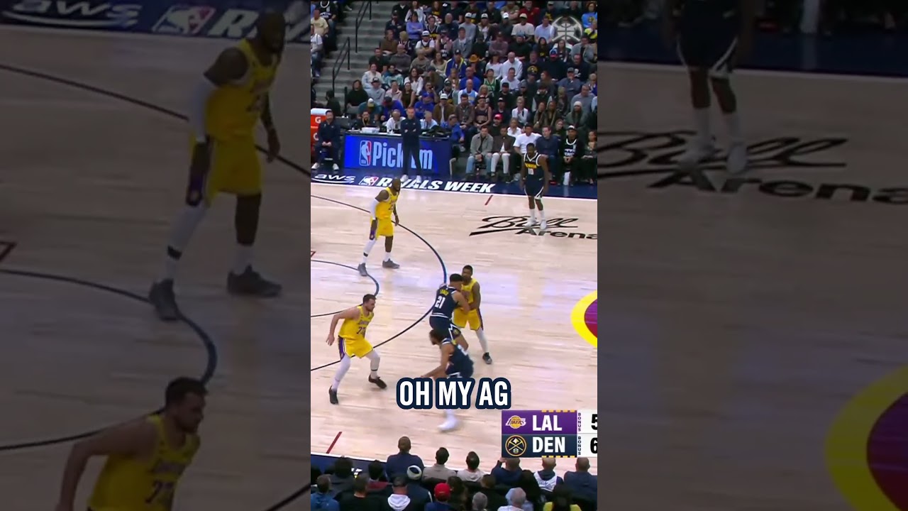 A reverse oop 🙂‍↕️ #nba #denvernuggets #aarongordon
