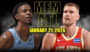 Memphis Grizzlies vs Atlanta Hawks Full Game Highlights – January 21, 2026 | NBA Season