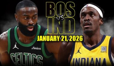 Boston Celtics vs Indiana Pacers Full Game Highlights – January 21, 2026 | NBA Season