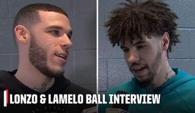 Lonzo 🆚 LaMelo 🔥 The Ball Brothers reminisce ahead of Cavaliers-Hornets 🎤 | NBA Countdown