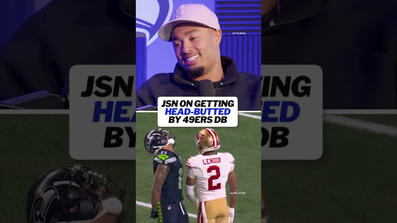 Jaxon Smith-Njigba shares his thoughts on Deommodore Lenoir's actions #seahawks #jsn