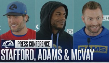 Matthew Stafford, Davante Adams & Sean McVay On NFC Championship Prep & Offensive Leadership