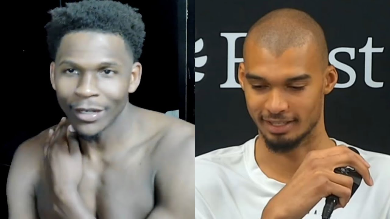 Anthony Edwards wants everyone to get out the way so he and Wemby can 1v1 😂