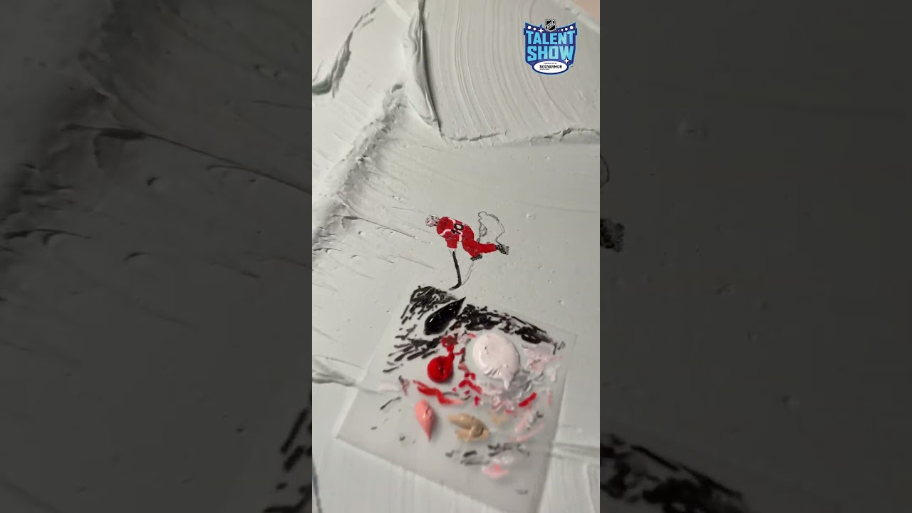 Hockey Action, Painted Beautifully 🎨🖌️