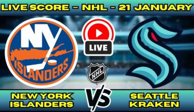 🔴 LIVE: New York Islanders at Seattle Kraken | NHL Scoreboard | Live Hockey Updates | Jan 21