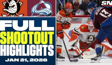 Anaheim Ducks at Colorado Avalanche | FULL Shootout Highlights - January 21, 2026